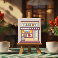 Store House Die Cuts for Card Making Bakery Bookstore Metal Cutting Dies Shoppin