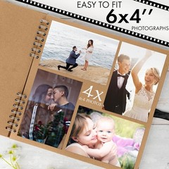 Charming 11×11 Scrapbook with Hard Cover – A Perfect Gift for Any Occasion
