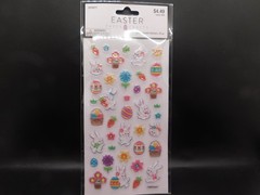 Easter paper crafts Easter Rabbit stickers 35pc