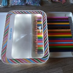 Craft Lot Crafting Supplies Water Color Pencils Glitter Stamps Embellishments