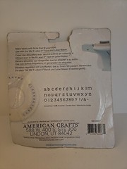 American Craft Label It Font Wheel-Serif Small