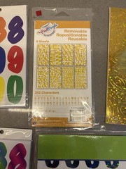 Lot of 7 Adhesive Letters Numbers Stickers Renewing Minds Craft Scrapbook