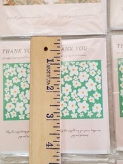 300 PCS. THANK YOU FOR SUPPORTING MY BUSINESS~HAPPY~FLOWER DESIGN~BOX STICKERS