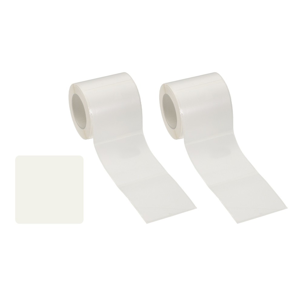320 Pcs Thermal Sticker Paper, 1.6×1.6″ Square Thermal Printer Label, White