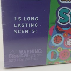 1260 Scratch & Sniff Stickers – 45 Sheets – Purple Ladybug – Multi-Scent Fun