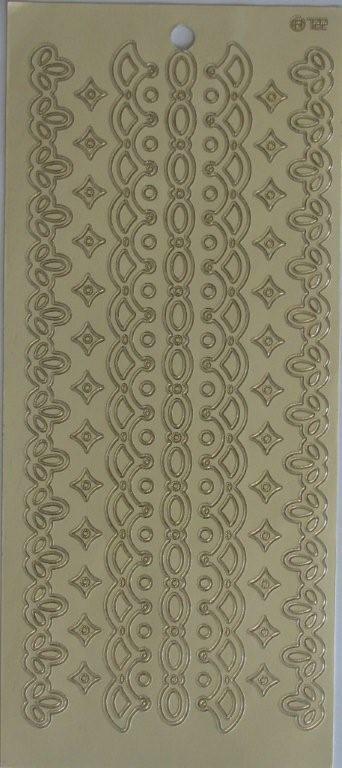 **CLEARANCE** Outline Sticker – Lace Borders – 1.4700 gl/cr