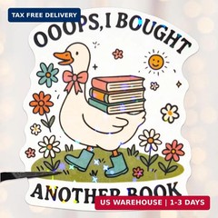 300 PCS Book Stickers for Kindle, Bookish Sticker Pack Reading Glitter Waterproo