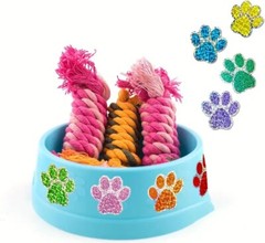 30pc Dog Cat Paw Print Sticker Self-Adhesive Envelope Seal Party Decor Craft