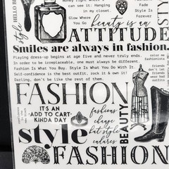 Crafters Square Paper Craft Rub On Transfer Stickers Decals Fashion Beauty Style