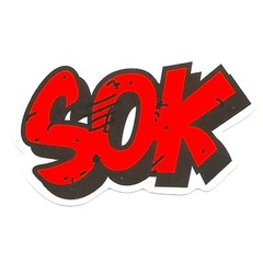 SOK Vinyl Sticker Decal Cartoon Comic Bubble Die Cut Durable Scrapbook Laptop