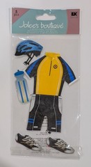 Jolee’s Cyclist Biker Biking Scrapbooking Stickers