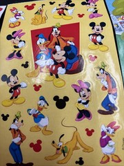 Vintage Sandylion Mickey Mouse And Friends Stickers Lot Of 3 New Maxi