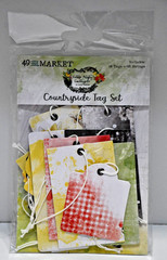 49 AND MARKET Vintage Artistry Countryside Tag Set – New In Package