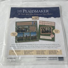 Stampin’ Up Plaidmaker Templates Scrapbooking Paper Crafting DIY Background Card