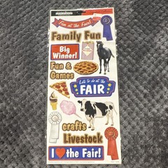 Mixed Brands Scrapbooking Stickers & Embellishments Lot Farm Fair Jungle Paper