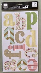 Lot of 26 Sheets Alphabet Stickers Sticko, MAMBI, NRN, K & Company New!