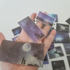 20PCS Night Sky Stickers – Moon Stars Stationery Scrapbooking Planner Diary