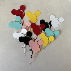MICKEY MOUSE BALLOON die cuts scrapbooking Embellishments for card making Craft