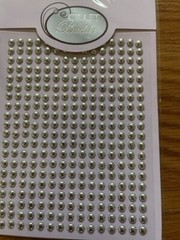 CraftbuddyUS CB083S 300pcs 4mm Individual Stick on Silver Rhinestuds Gems , DIY
