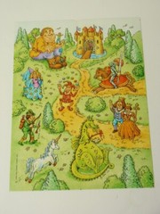 Lot 8 Vtg 1989 Hallmark Sticker Sheets: Dinosuar, Noah’s Arc, Monkeys, Castle
