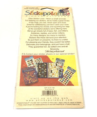 Stickopotamus Binder Stickers Australia Travel Vaca Kangaroo Down Under Flag NEW