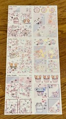 NEW *Sold Out* Happie Scrappie Sakura Blossom 🌸 3 sheets Deco Full Box Stickers