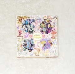 100 Sheet Colorful Butterfly Sticker Set Beautiful A Must Have For Collectors