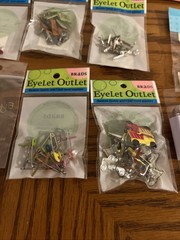Scrapbooking Craft Embellishment Lot Eyelet Outlet Brads, Metal Words, Etc.