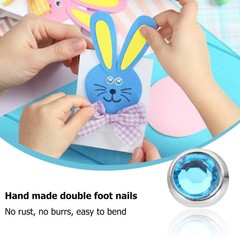50Pcs Scrapbooking Brads Durable Alloy DIY Accessories Decorative Varied Colors