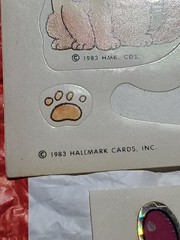 24 Mix Lot Rare Vtg Orig Cat Dog Stickers 1983 Hallmark Panda Koala Rabbit Sheep