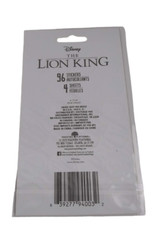 The Lion King Stickers Kids Disney Round Kiara Rafiki Simba 4 Sheets 96 count 3+