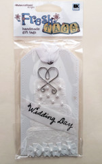 EK Success REBECCA SOWER DESIGNS Fresh Tags Handmade Gift Tags – WEDDING DAY