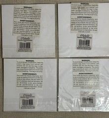 WARM WISHES Dimensional Stickers(4pc) Michaels•Christmas•Holly•Holiday•Lables