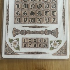 Vtg Paper Reflections Stickers Heritage Letters Numbers Block Typeface Victorian