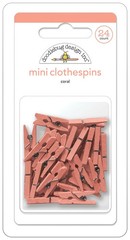 Doodlebug Embellishment Lot Mini Clothespins Add Dimension Projects 14 Colors