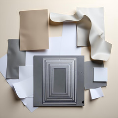 Rectangle Border Die Cut for Card Making, Scrapbooking Die-Cuts, Metal Cutting