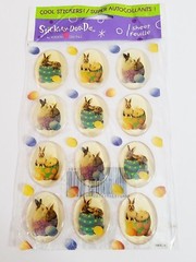 Sealed American Greetings Stickers Sheet Easter Bunny Rabbit Egg Stickety-Do-Da