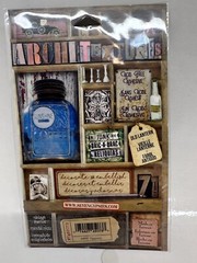 7Gypsies® Architextures™ Treasures, Vintage Old Lantern Embellishment 7g25073