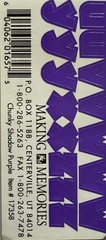 PURPLE SHADOW CHUNKY ALPHABET Stickers(2sheet)Making Memories •Letters•Number•