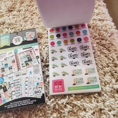 The Happy Planner Sticker Book Lot Of 2 + Student Sticker Book