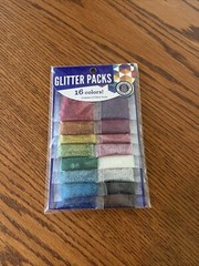 Glitter Packs 16 Colors Paper Crafts 47723C Horizon Group