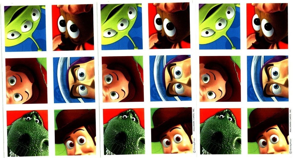 Disney 3 Sheets TOY STORY 3 Scrapbook Stickers Buzz Lightyear Jesse Woody