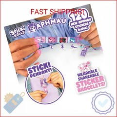 Sky Castle Sticki Rolls x Aphmau Toy Pendant & Bracelet Set – 120 Holographic St