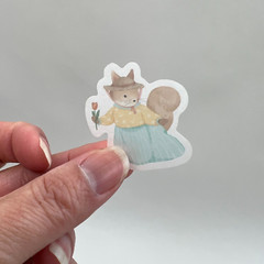 Squirrel Family Washi Paper Stickers Scrapbooking Journals Cardmaking