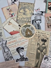 Scrapbook Romantic Vogue Fashion Style Craft Accessories Mixed Lot