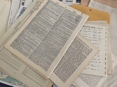 LARGE JUNK JOURNAL SUPPLIES/Napkins,readers Digest, Paper, Fabrics (SEE PHOTOS)