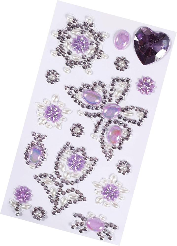 Self Adhesive Gem Stickers, Rhinestones Stick on Jewels for Crafts, Sparkly Crys