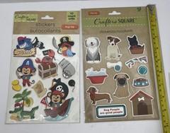 Miscellaneous Stickers Dogs Pirates Cupcakes Grandmother Paper Crafts