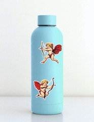 Classic Cupid Die Cut Vinyl Stickers Set Scrapbooking Laptop Waterbottle