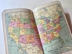 MINIATURE Vintage 1941 Black Diary for Junk Journaling, Crafting – Includes Maps